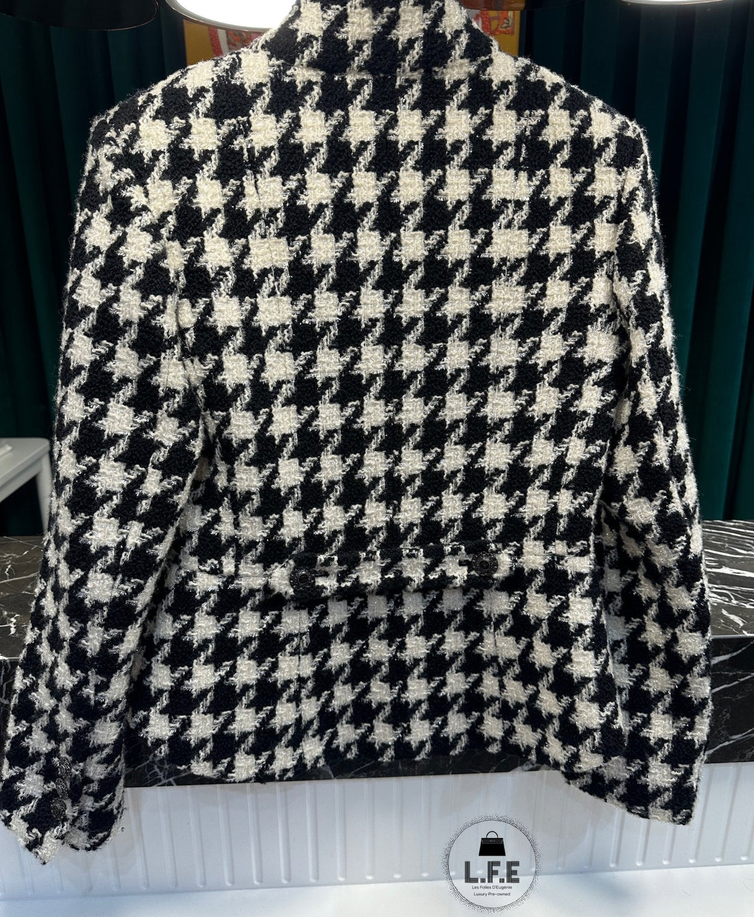 Chanel - Veste Tweed pied de poule