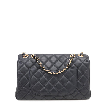 Chanel Navy Blue CC Bordered Flap Shoulder Bag