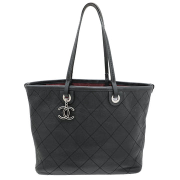 Chanel Black CC Charm Fever Tote Bag