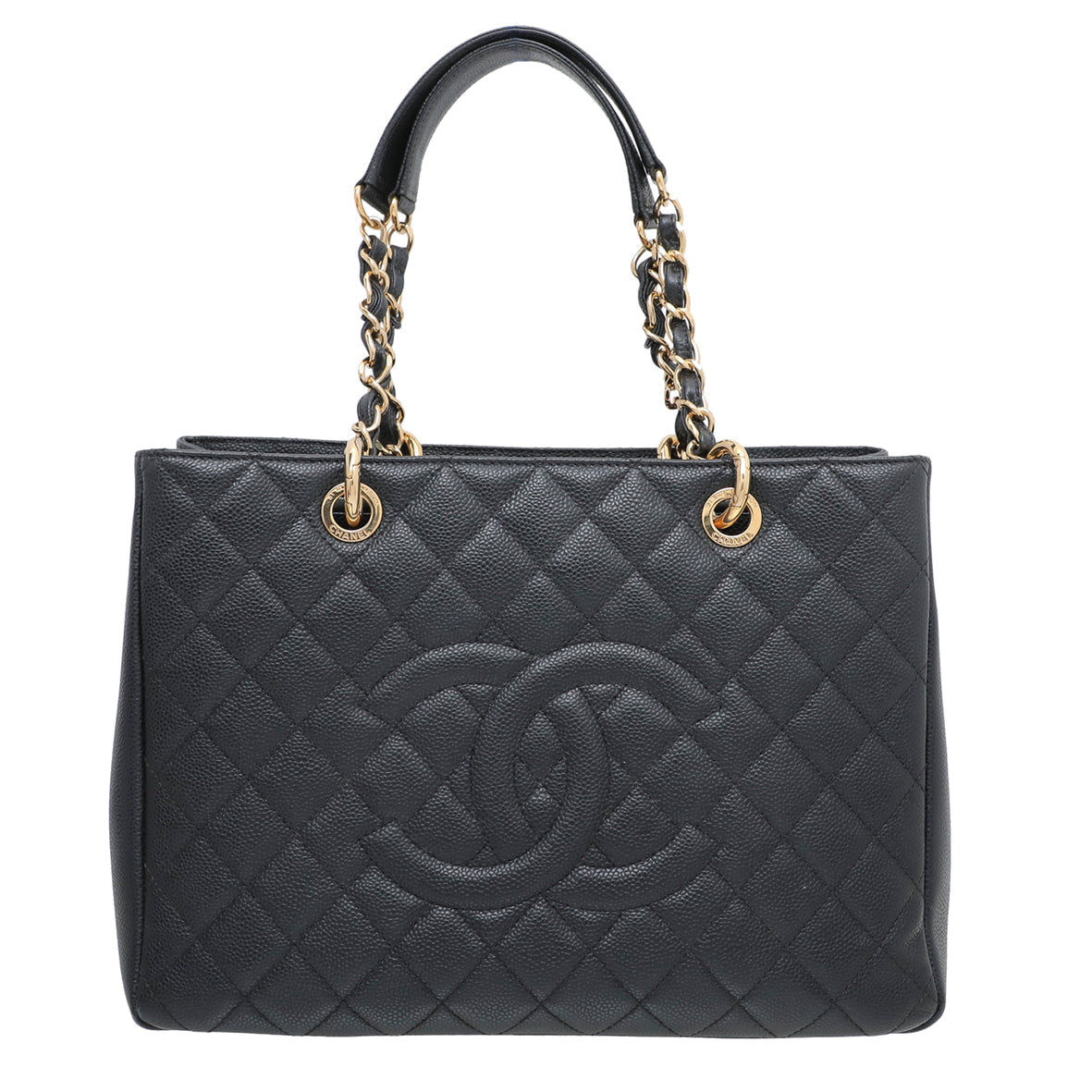 Chanel Black Grand Shopping Tote Bag