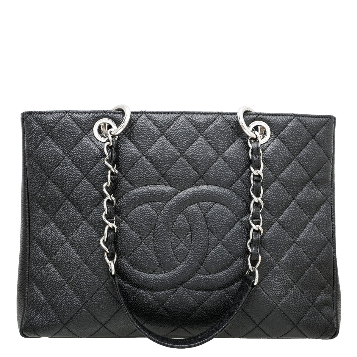 Chanel Black Grand Shopping Tote (GST) Bag