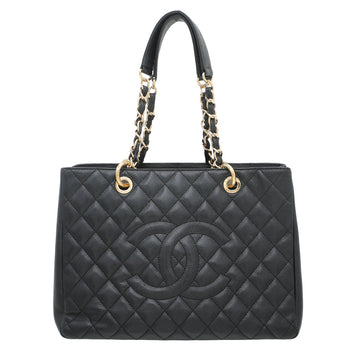 Chanel Black Grand Shopping Tote Bag