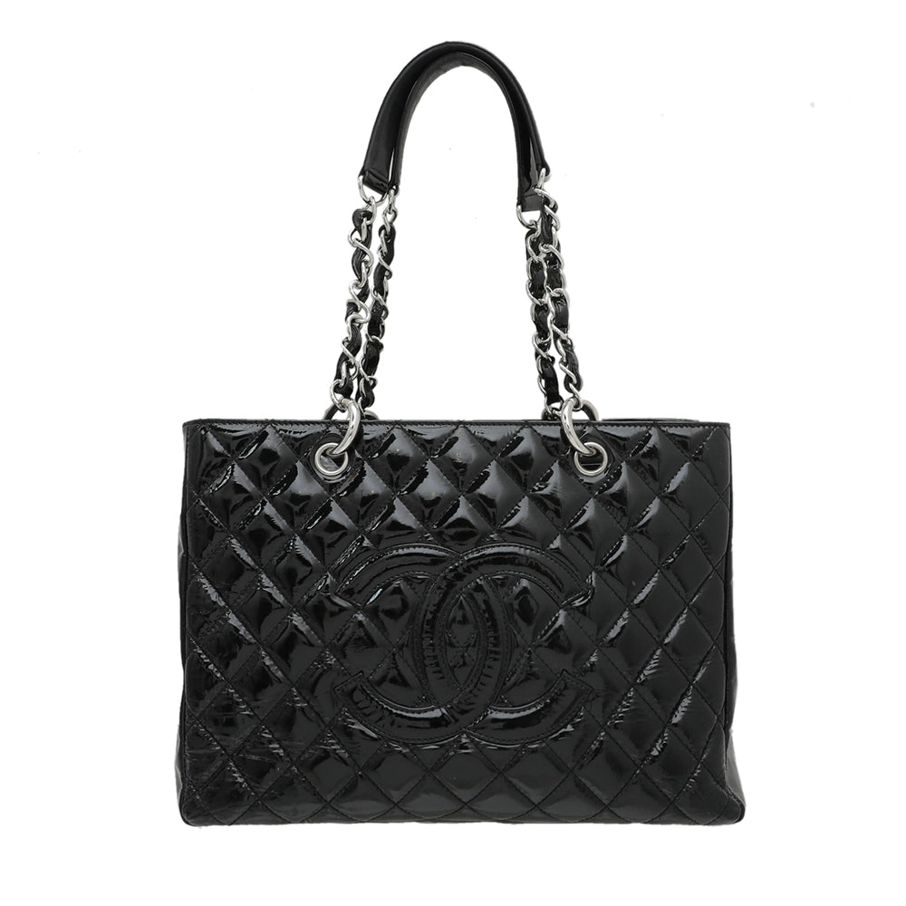 Chanel Black Grand Shopping Tote GST Bag