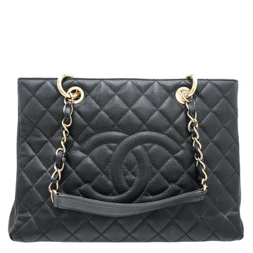 Chanel Black GST Medium Tote Bag