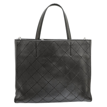 Chanel Black Hampton Convertible Tote Bag