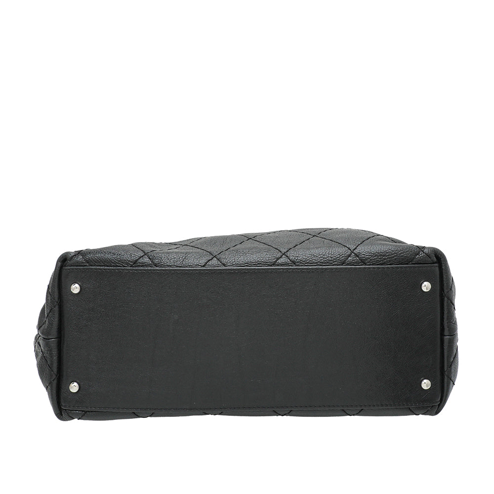 Chanel Black On The Road Shopping Tote Bag