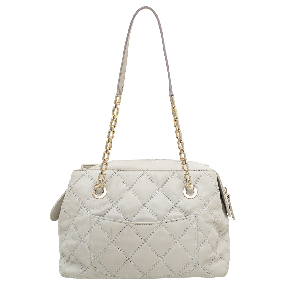 Chanel Sand Retro Chain Tote Bag