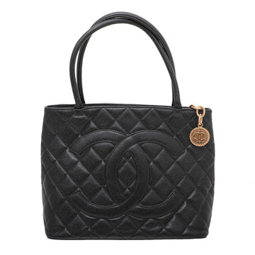 Chanel Black Timeless Medallion Tote Bag