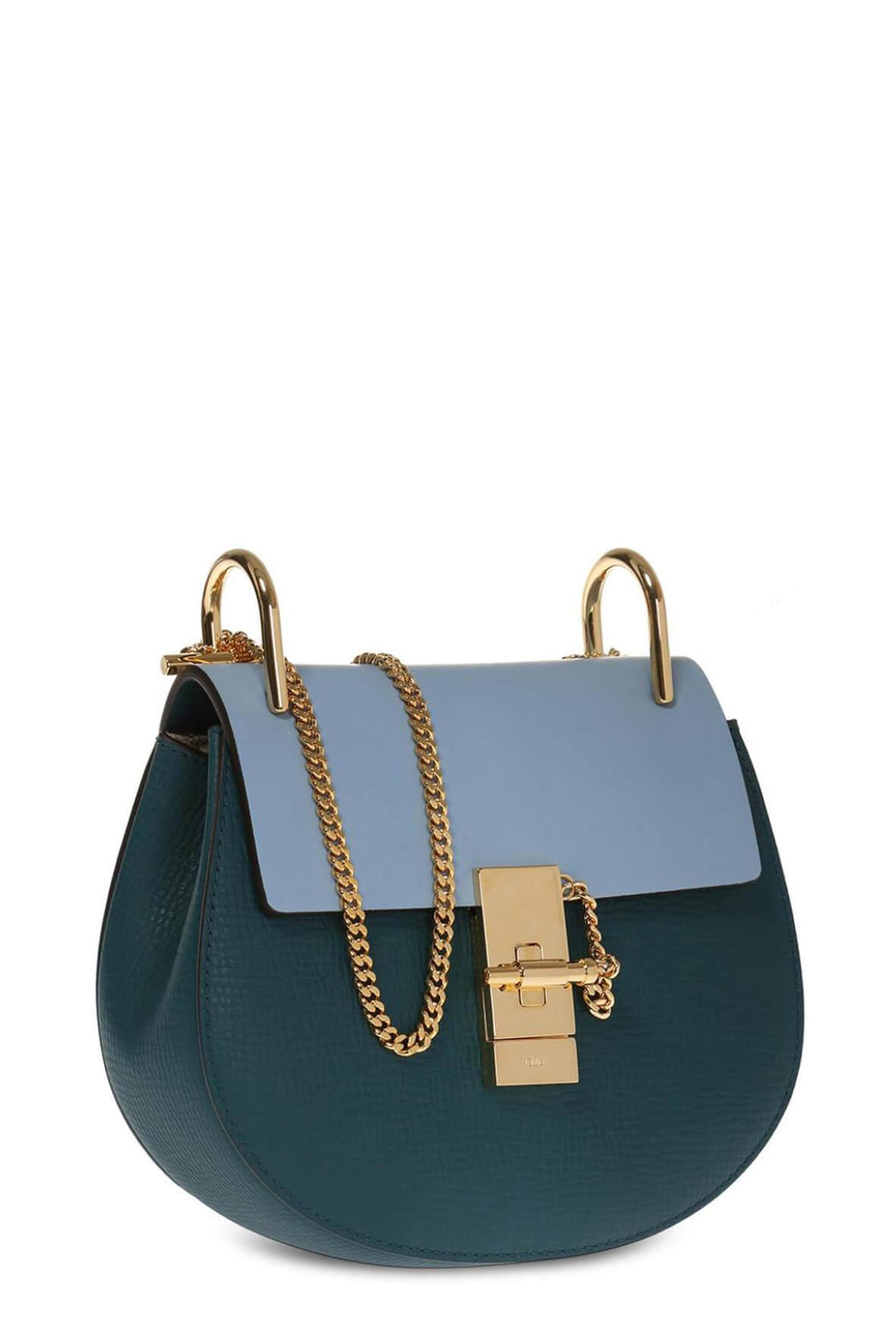 Mini Drew Crossbody Teal Blue
