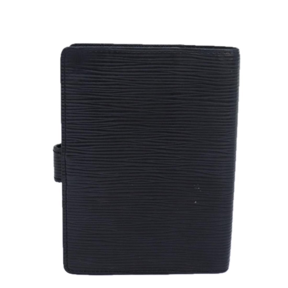 LOUIS VUITTON Epi Agenda PM Day Planner Cover Black R20052 LV Auth cl842