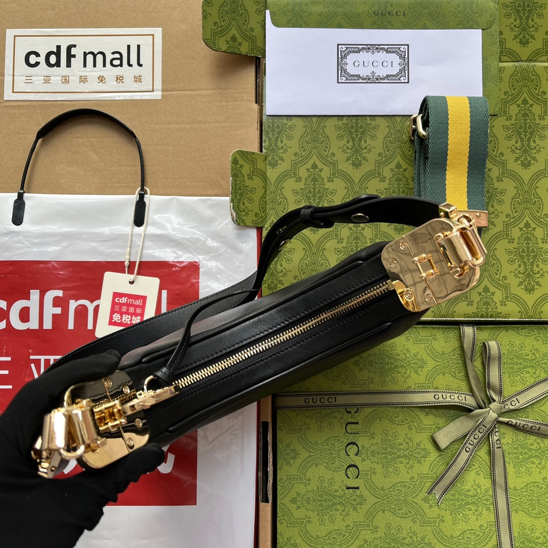 gg Atache Small Shoulder Bag White For Womtlm, Womtlm&#8217;s Bags 9in/23cm gg  ?699409 UXWBG 1037