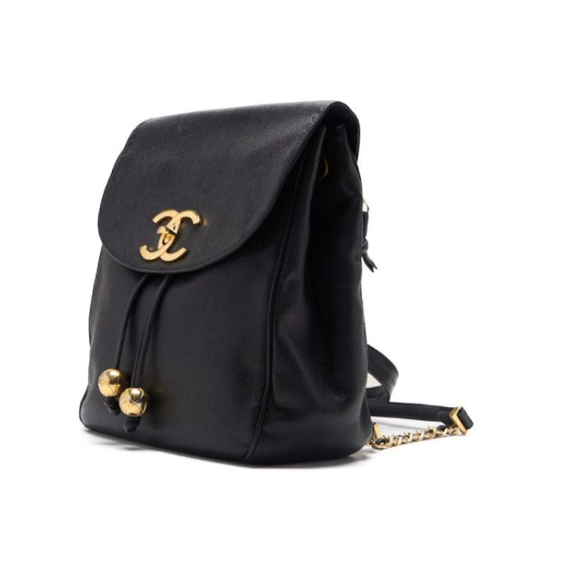 CHANEL ?CHANEL? DECACOCO Turn-Lock  S Black   Bag Chainsaw Ladies Chainsaw Hybrid ? Ship? Dutch Shark Online