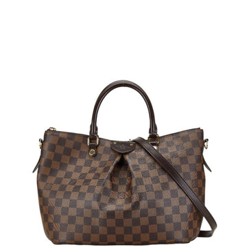 Louis Vuitton  Damier Canvas Pvc Leather Handbag Shoulder Bag