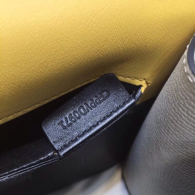 BB Small Macktlm Colorblock Crossbody Beige/Yellow Bag For Womtlm, Bags 9.5in/24cm