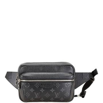 Louis Vuitton Monogram Eclipse  Monogram Eclipse Noir Taigarama Pvc Leather Fanny Pack