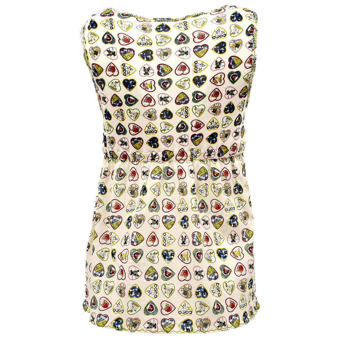 Chanel Valentine Sleeveless Tops Ivory 06P #38