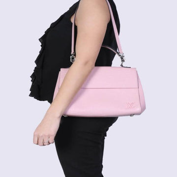 Louis Vuitton Cluny BB Bag Epi Leather Rose Ballerine