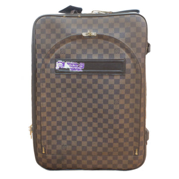 Louis Vuitton 55 Carry Case N23294 Travel Bag Damier Brown G  Linen Leather suitcase