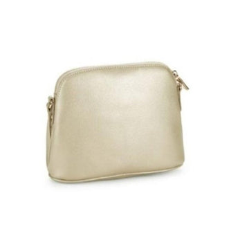 FURLA 'Miky' Pale Gold Leather Cross Body Bag