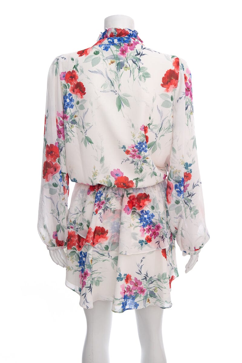 Yumi Kim Floral Long Sleeve Dress SZ L
