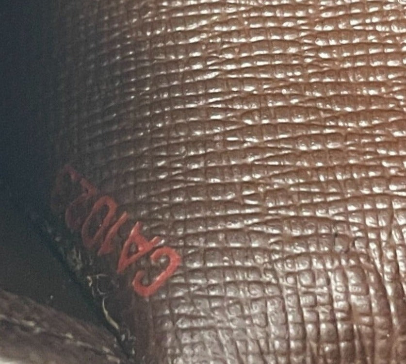 LOUIS VUITTON Louis Vuitton Damier Ebene Agenda Pocket Cover - Brown