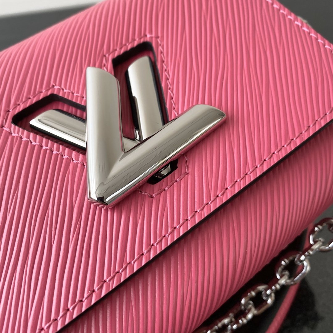 LV Twist Mini Epi Pink For Womtlm, WoHandbag, Shoulder And Crossbody Bags 6.1in/15.5cm LV M56120