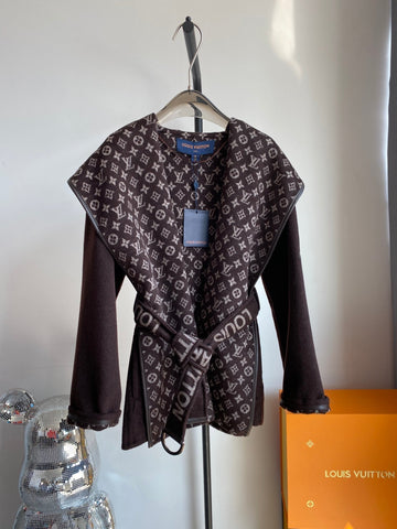 Luxury Louis Vuitton Wrap Coat 032