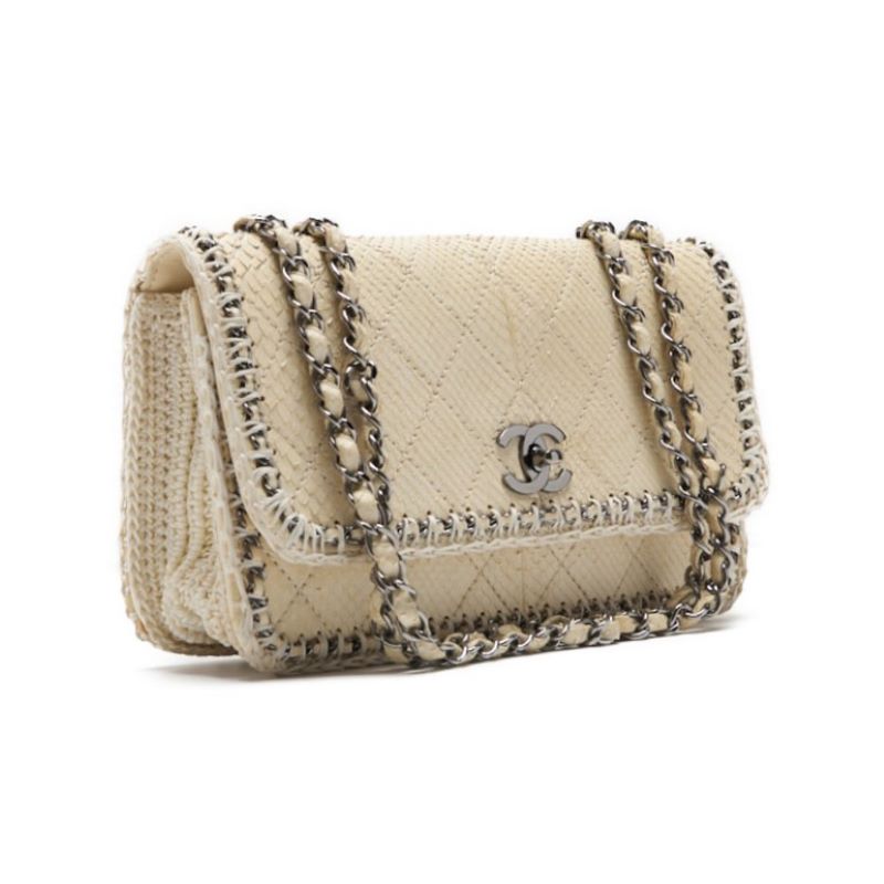 CHANEL ?CHANEL? Turnrock Chain Shoulder Pearson Leather Ivory (Silver G)  Shoulder Bag Ladies Shoulder Bag ? Delivery? Ladies Shoulder Bag Free Delivery Ladies Shoulder Bag Free Delivery Ladies Shoulder