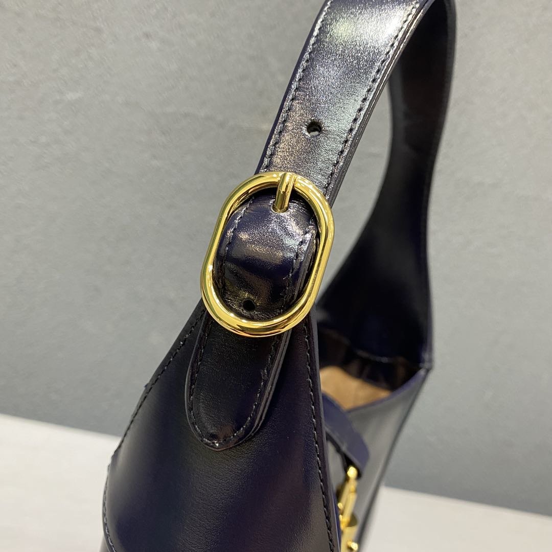 gg Jackie 1961 Small Shoulder Bag Black For Womtlm 10.8in/27.4cm gg ?636709 10O0G 1000