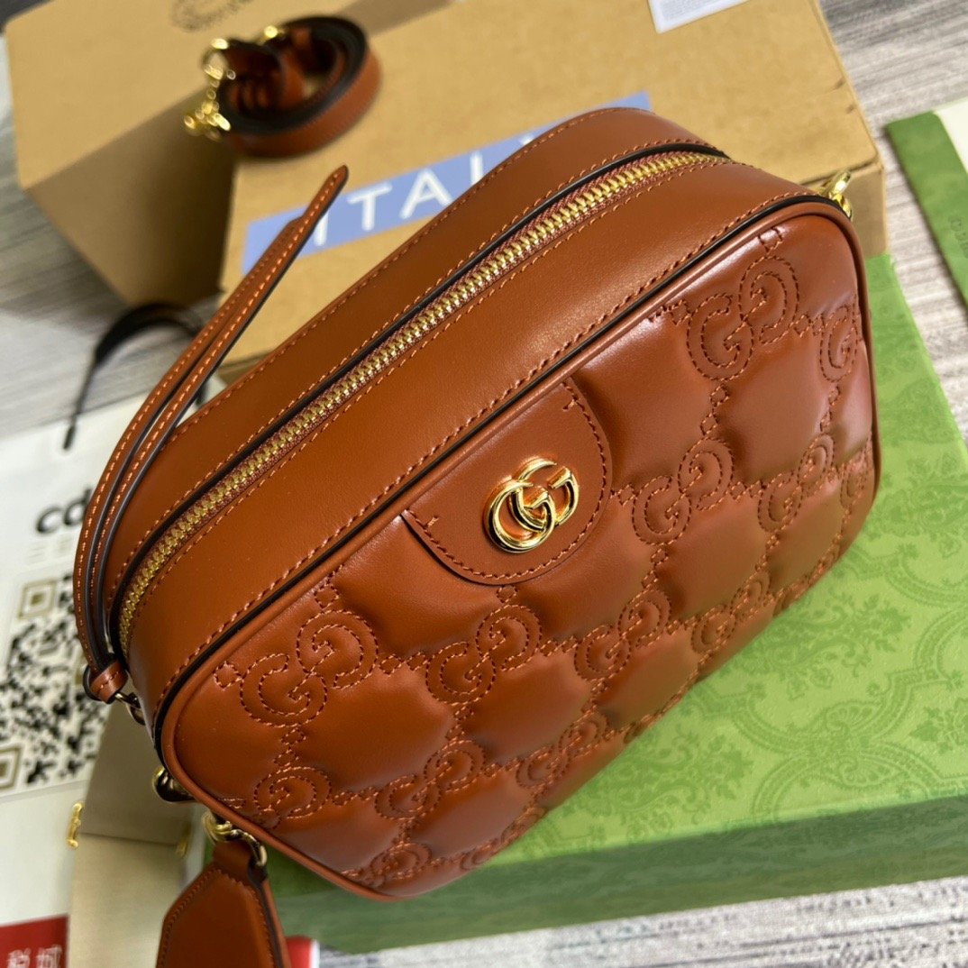 gg Matelasse Shoulder Bag Red For Womtlm, Womtlm&#8217;s Bags 8.5in/22cm gg 702234 UM8HG 2595