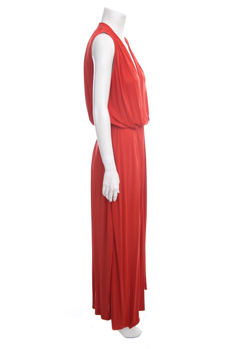 Loro Piana Red Maxi Dress SZ 42
