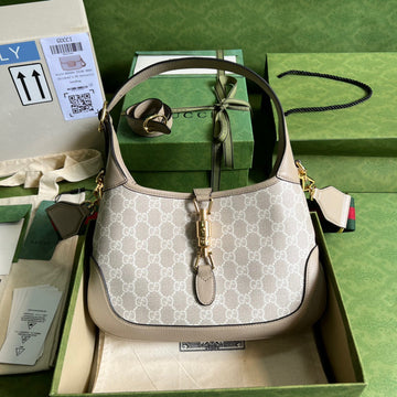 gg Jackie 1961 Small gg Shoulder Bag Beige For Womtlm, Womtlm&#8217;s Bags 11in/28cm gg ?678843 UULAG 9682