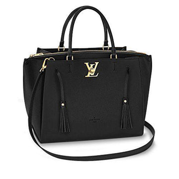 Louis Vuitton Lockmeto Handbag Luxury Leather Noir