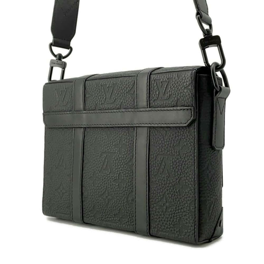 Louis Vuitton Taurillon  Noir Leather Shoulder Bag