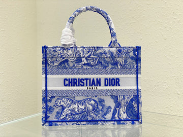 DI Small Book Tote Blue, For Womtlm, Womtlm’s Handbags 26.5cm/10.5in CD M1265ZRVJ_M808