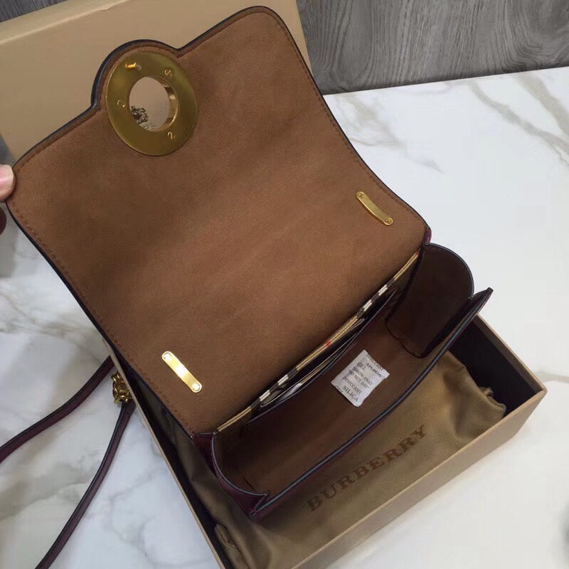 BB Grommet Detail Crossbody Bag Dark Red For Womtlm, Bags 7.1in/20cm