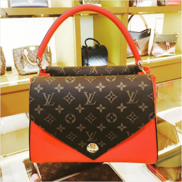 Louis Vuitton Double V Handbag Rubis
