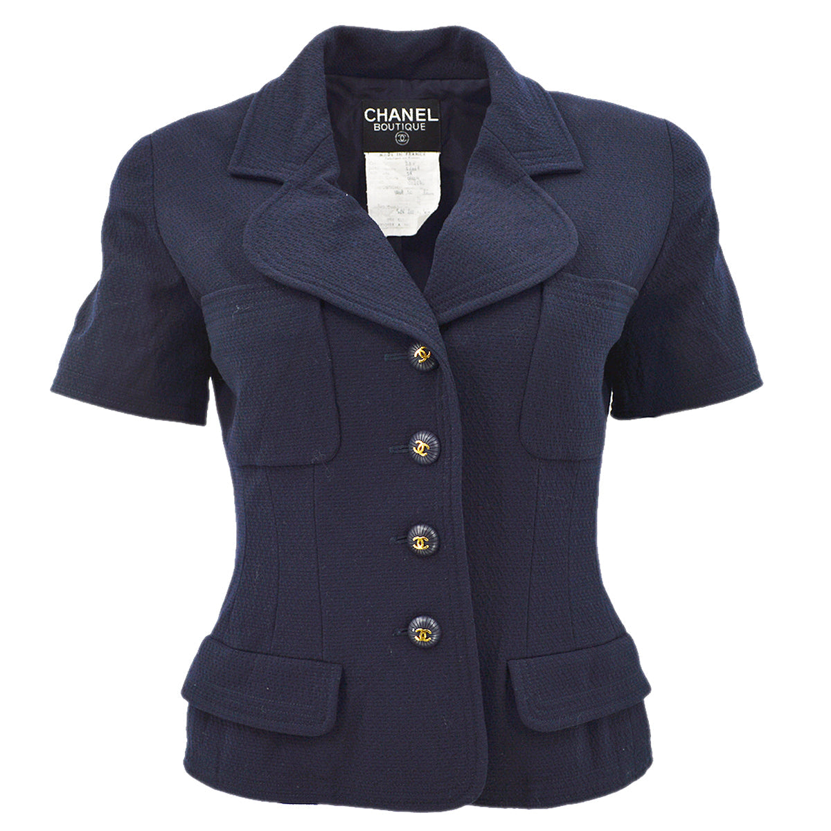 Chanel Spring 1993 Single Breasted Jacket #38