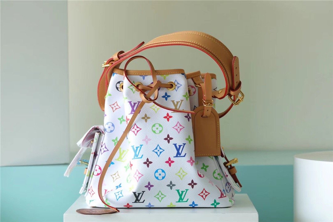 LV Noe BB Monogram Monogram Multicolore White For Womtlm,  Shoulder And Crossbody Bags 13.4in/34cm LV