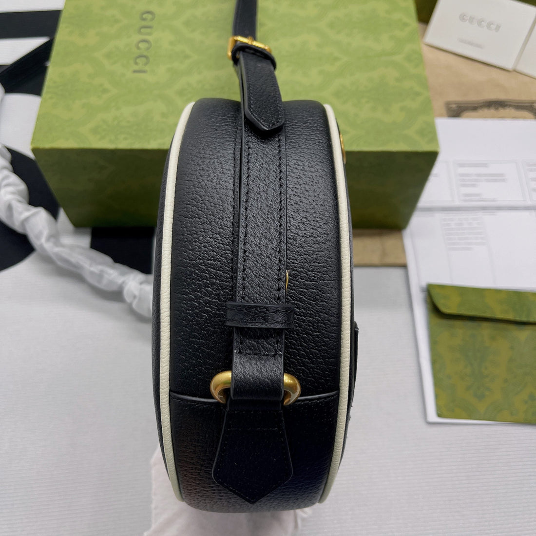 gg x Adidas Ophidia Shoulder Bag Black For Womtlm, Womtlm&#8217;s Bags 8.6in/22cm gg 