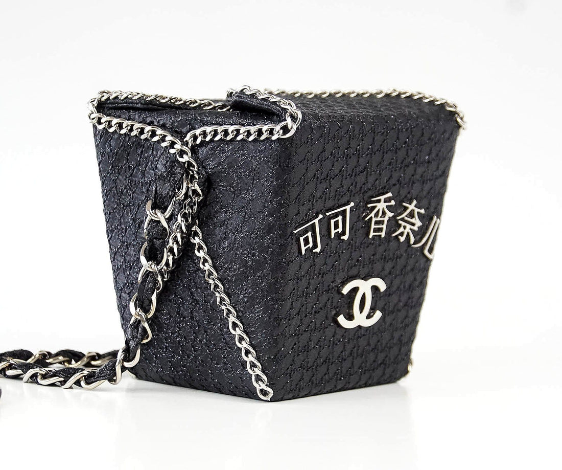 Chanel Take Away Box Bag Rare Limited Edition Runway Shanghai Collection