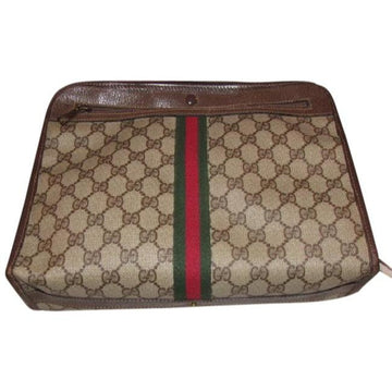 Gucci Ophidia Top Handle Tote Print With Redgreen Center Stripe Brown Guccissimaredgreen Leathercoat