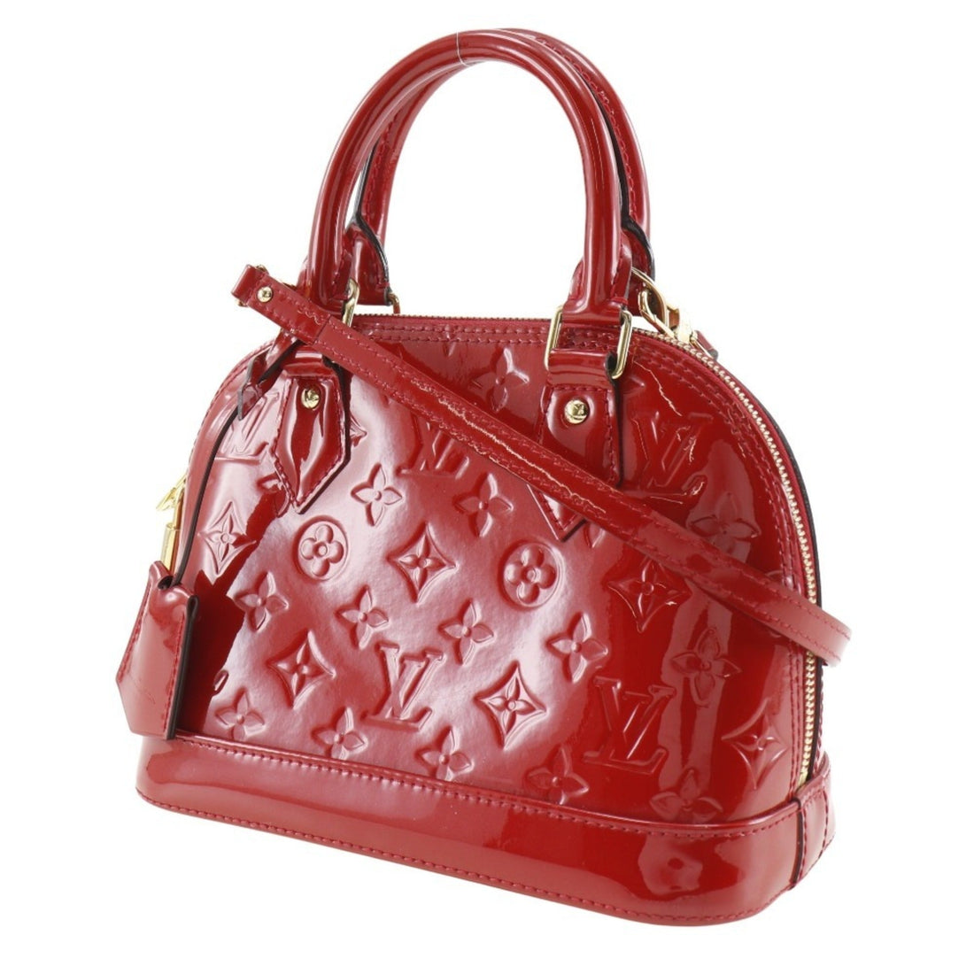 Louis Vuitton Cerise  Color Monogram Vernis Handbag