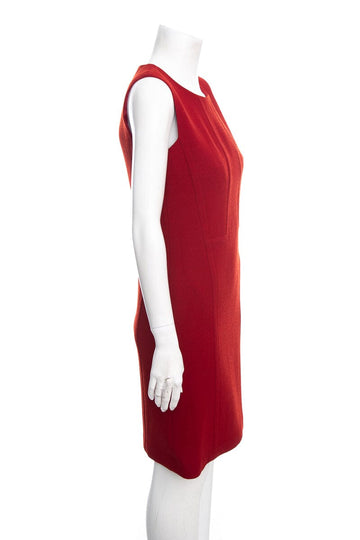Lafayette 148 Red Sleeveless Knee Length Dress SZ 2 NWT
