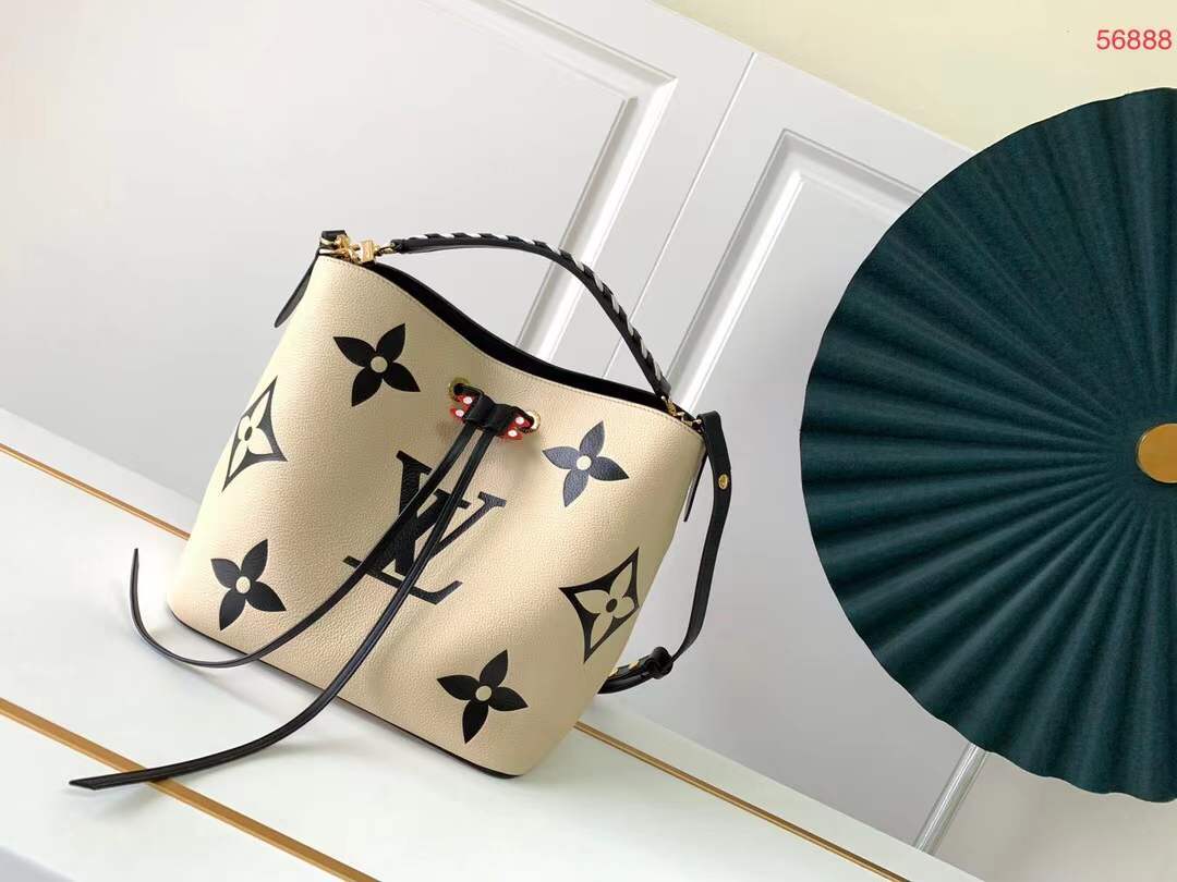 LV LV Crafty Neonoe MM Bucket Bag Creme For Womtlm, Womtlm’s Handbags, Shoulder Bags 10.2in/26cm LV M56889