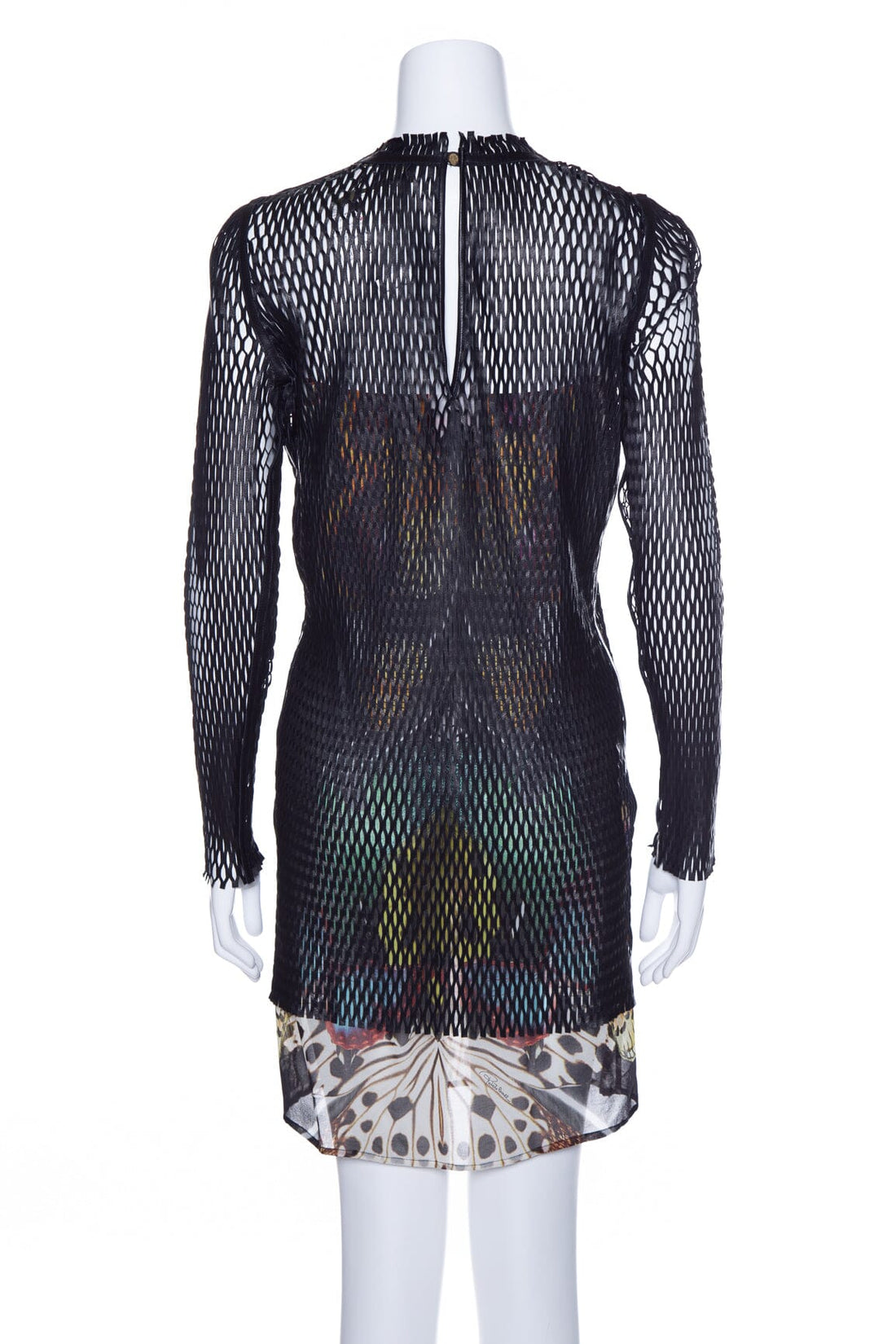 Roberto Cavalli Black Cutout Dress SZ N/A