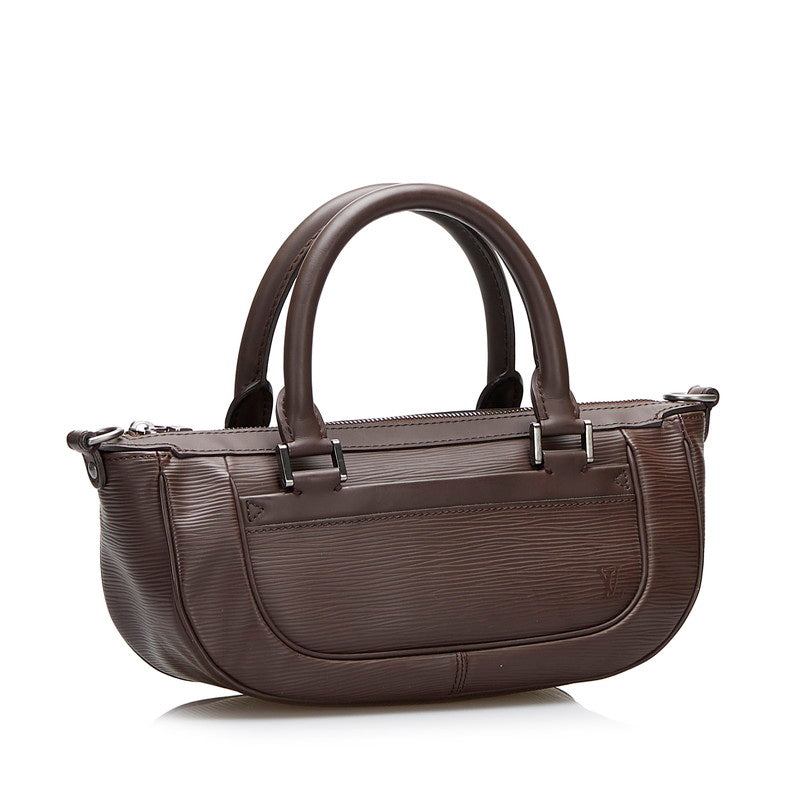 Louis Vuitton Epi Danula PM Handbag 2WAY M5891D Mocha Brown Leather Louis Vuitton