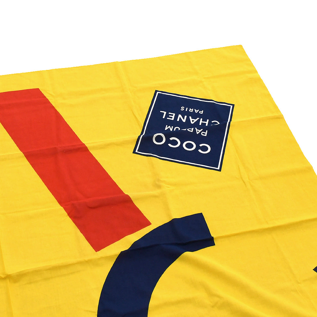 Chanel Scarf Yellow Small Good