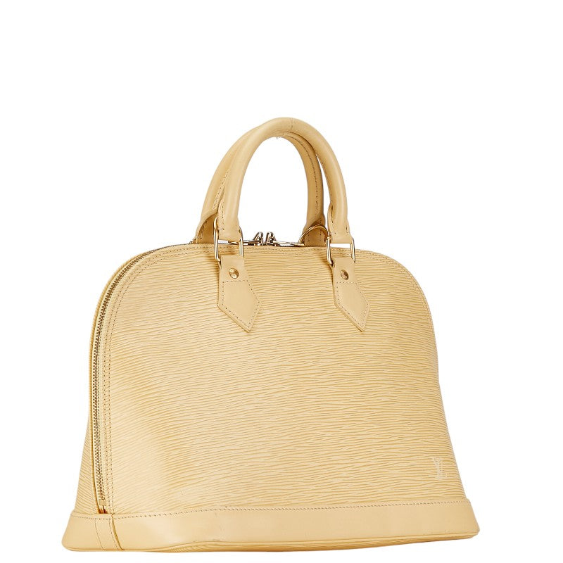 Louis Vuitton Epi Alma PM Handbag M41155 Dune Yellow Leather Louis Vuitton