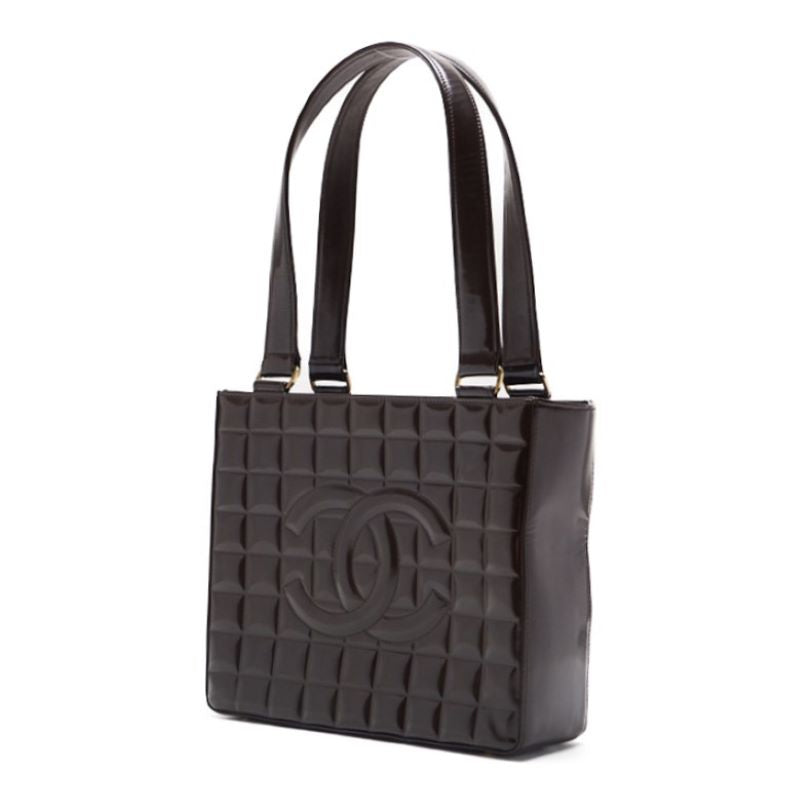 CHANEL ?CHANEL?Coco Chocolate Bar Torta Bag  Brown (Gen Gold ) Handbag  Handbag Lady Bag Hybrid ? Ship?Chicago Online